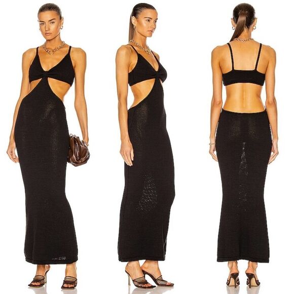 CULT GAIA Serita Knit Dress in black L - Picture 3 of 12